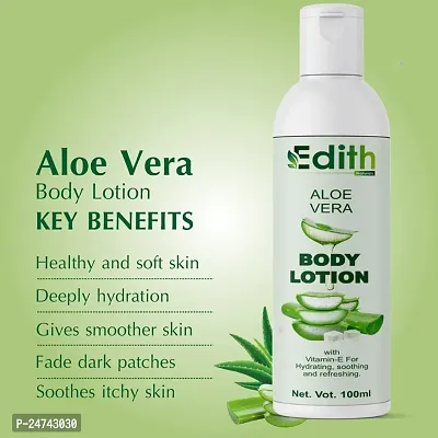 Edith Naturals Aloe Vera Skin Whitening  Brightening Hand  Body Lotion SPF - 15+-200 ml-thumb0