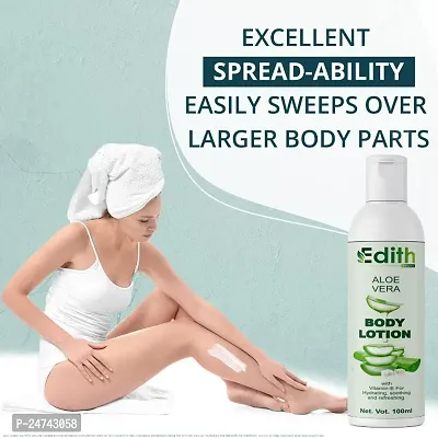 Edith Naturals Aloe Vera Skin Whitening  Brightening Hand  Body Lotion SPF - 15+-200 ml-thumb0