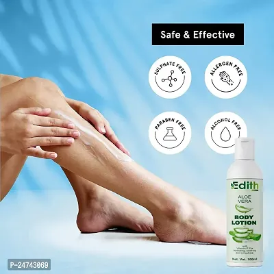 Edith Naturals Aloe Vera Skin Whitening  Brightening Hand  Body Lotion SPF - 15+-200 ml-thumb0