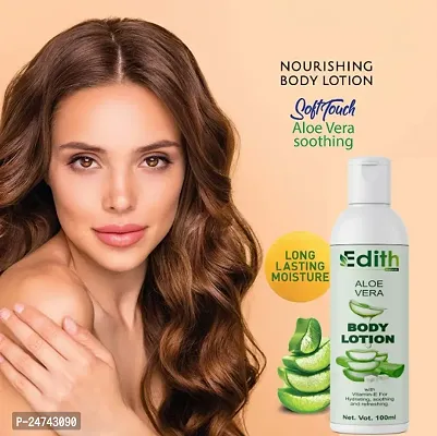 Edith Naturals Aloe Vera Skin Whitening  Brightening Hand  Body Lotion SPF - 15+-200 ml-thumb0