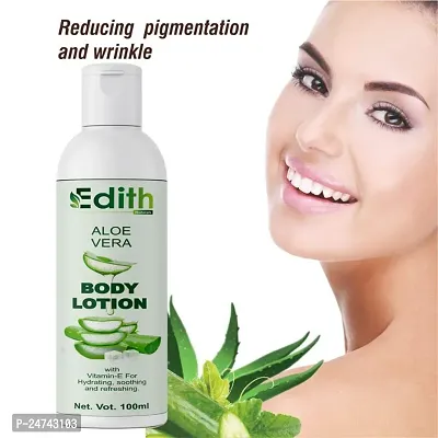 Edith Naturals Aloe Vera Skin Whitening  Brightening Hand  Body Lotion SPF - 15+-200 ml-thumb0