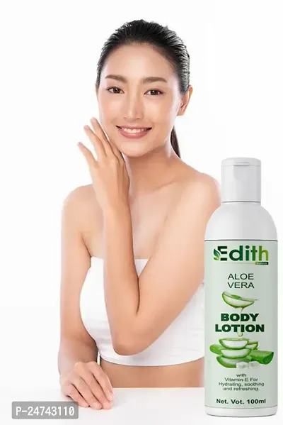 Edith Naturals Aloe Vera Skin Whitening  Brightening Hand  Body Lotion SPF - 15+-200 ml-thumb0