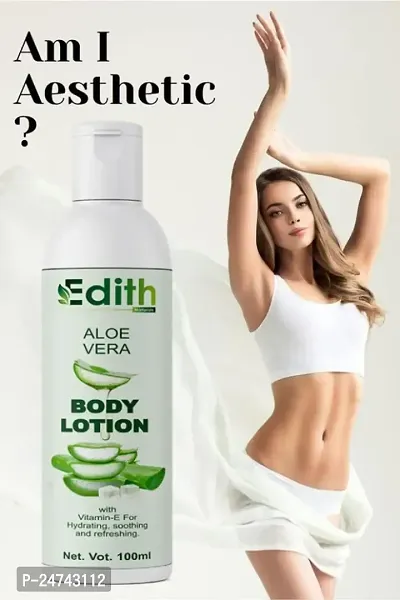 Edith Naturals Aloe Vera Skin Whitening  Brightening Hand  Body Lotion SPF - 15+-200 ml-thumb0