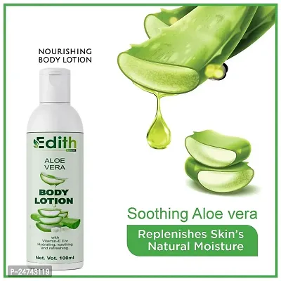 Edith Naturals Aloe Vera Skin Whitening  Brightening Hand  Body Lotion SPF - 15+-200 ml-thumb0