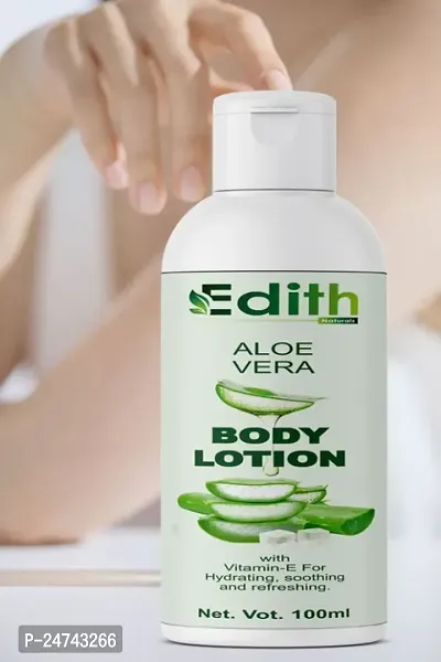 Edith Naturals Aloe Vera Skin Whitening  Brightening Hand  Body Lotion SPF - 15+-200 ml-thumb0