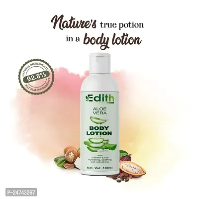 Edith Naturals Aloe Vera Skin Whitening  Brightening Hand  Body Lotion SPF - 15+-200 ml-thumb0