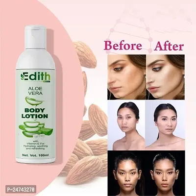 Edith Naturals Aloe Vera Skin Whitening  Brightening Hand  Body Lotion SPF - 15+-200 ml-thumb0