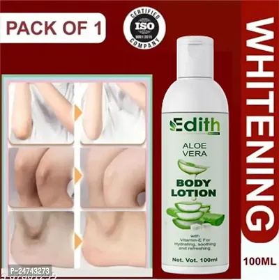 Edith Naturals Aloe Vera Skin Whitening  Brightening Hand  Body Lotion SPF - 15+-200 ml-thumb0