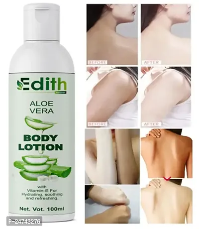 Edith Naturals Aloe Vera Skin Whitening  Brightening Hand  Body Lotion SPF - 15+-200 ml-thumb0