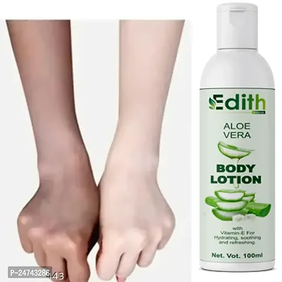 Edith Naturals Aloe Vera Skin Whitening  Brightening Hand  Body Lotion SPF - 15+-200 ml-thumb0