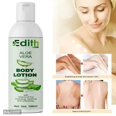 Edith Naturals Aloe Vera Skin Whitening  Brightening Hand  Body Lotion SPF - 15+-200 ml-thumb0