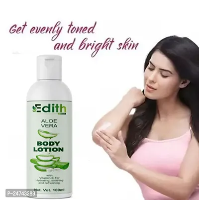 Edith Naturals Aloe Vera Skin Whitening  Brightening Hand  Body Lotion SPF - 15+-200 ml-thumb0