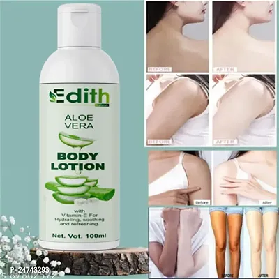 Edith Naturals Aloe Vera Skin Whitening  Brightening Hand  Body Lotion SPF - 15+-200 ml-thumb0