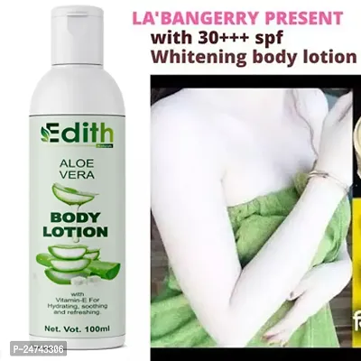 Edith Naturals Aloe Vera Skin Whitening  Brightening Hand  Body Lotion SPF - 15+-200 ml-thumb0