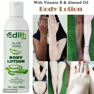 Edith Naturals Aloe Vera Skin Whitening  Brightening Hand  Body Lotion SPF - 15+-200 ml-thumb0