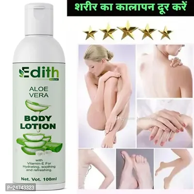 Edith Naturals Aloe Vera Skin Whitening  Brightening Hand  Body Lotion SPF - 15+-200 ml-thumb0