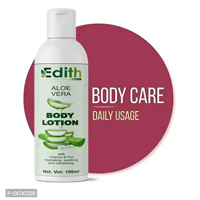 Edith Naturals Aloe Vera Skin Whitening  Brightening Hand  Body Lotion SPF - 15+-200 ml-thumb0