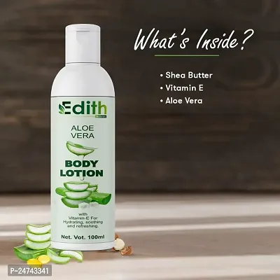 Edith Naturals Aloe Vera Skin Whitening  Brightening Hand  Body Lotion SPF - 15+-200 ml-thumb0