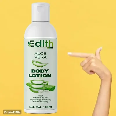 Edith Naturals Aloe Vera Skin Whitening  Brightening Hand  Body Lotion SPF - 15+-200 ml-thumb0