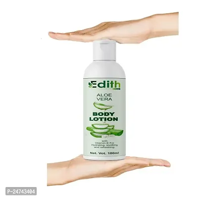 Edith Naturals Aloe Vera Skin Whitening  Brightening Hand  Body Lotion SPF - 15+-200 ml-thumb0