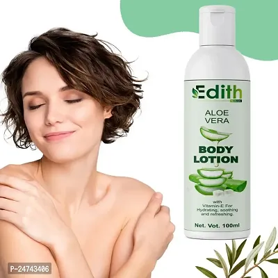 Edith Naturals Aloe Vera Skin Whitening  Brightening Hand  Body Lotion SPF - 15+-200 ml-thumb0