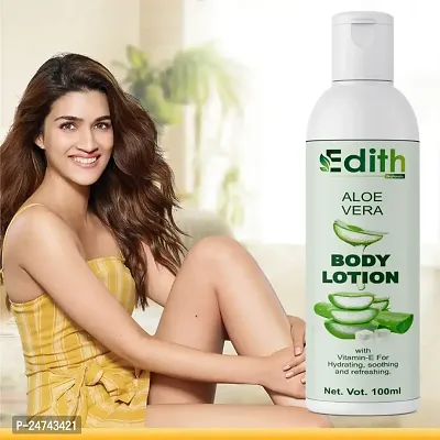 Edith Naturals Aloe Vera Skin Whitening  Brightening Hand  Body Lotion SPF - 15+-200 ml-thumb0