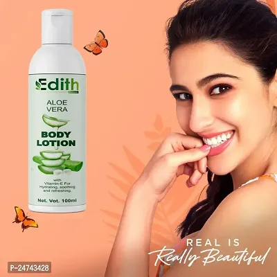 Edith Naturals Aloe Vera Skin Whitening  Brightening Hand  Body Lotion SPF - 15+-200 ml-thumb0