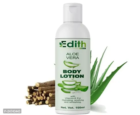 Edith Naturals Aloe Vera Skin Whitening  Brightening Hand  Body Lotion SPF - 15+-200 ml-thumb0