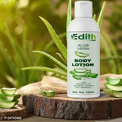 Edith Naturals Aloe Vera Skin Whitening  Brightening Hand  Body Lotion SPF - 15+-200 ml-thumb0