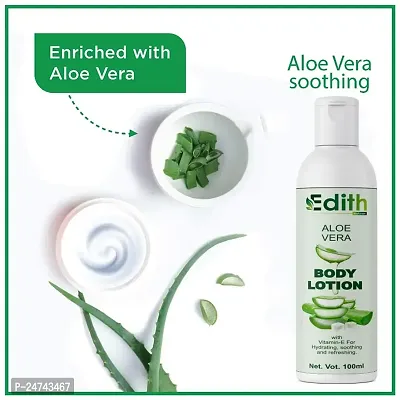 Edith Naturals Aloe Vera Skin Whitening  Brightening Hand  Body Lotion SPF - 15+-200 ml-thumb0