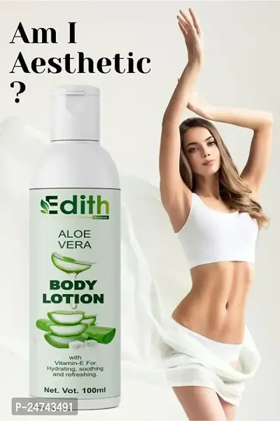 Edith Naturals Aloe Vera Skin Whitening  Brightening Hand  Body Lotion SPF - 15+-200 ml-thumb0