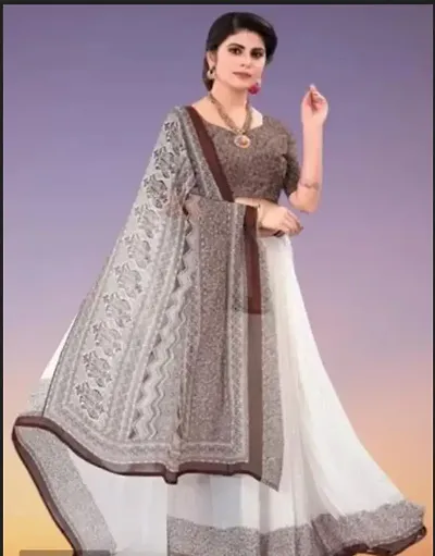 Beautiful Georgette Woven Design Saree with Blouse piece For Women