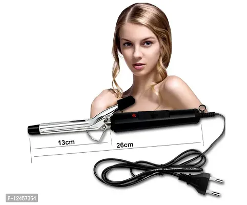 Electric 471 B Hair Curler Iron. Womens Hair Curler Iron, Iron Electric Hair Curler (Black)-thumb2