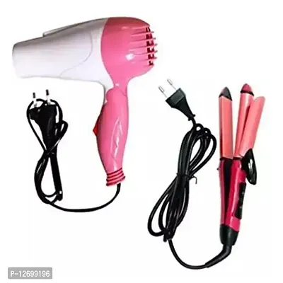 Professional Hair Dryer and Hair Straightener 2 in 1 for Women-thumb0