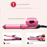 2-In-1 Ceramic Plate Essential Combo Beauty Set of Hair Straightener-thumb3