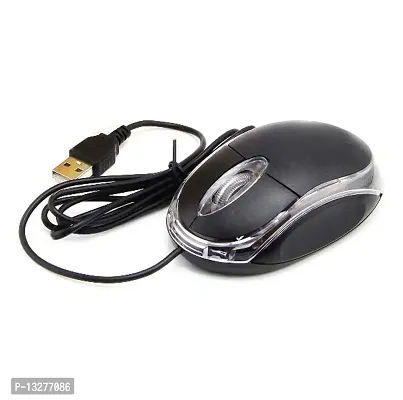 High Quality Best USB Wired Optical Mouse 2.0 (Black)