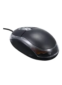 High Quality Best USB Wired Optical Mouse 2.0 (Black)-thumb3