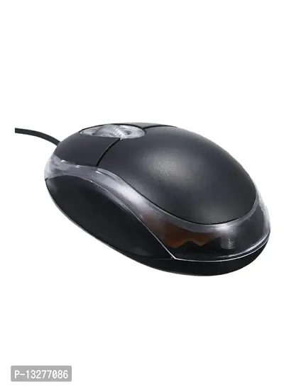 High Quality Best USB Wired Optical Mouse 2.0 (Black)-thumb4