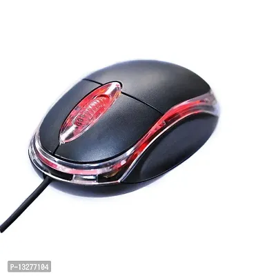 AD-201 Mouse USB Wired Optical Mouse  (USB 2.0, Black)-thumb3