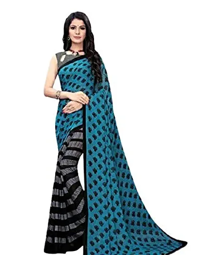 Classic Georgette Saree with Blouse piece