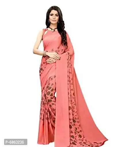 Fancy Georgette Printed Saree with Blouse piece