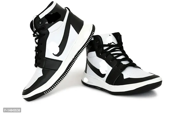 Trendy Synthetic Leather Sneakers Casual Shoes-thumb3