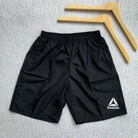 Cool Polyester Solid Shorts For Men