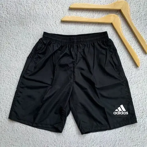 Cool Polyester Solid Shorts For Men