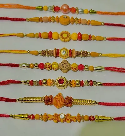 HABQO Package Content: Set of Design rakhi for brother