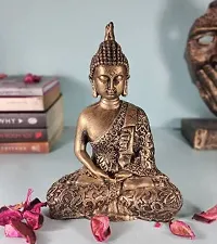 Kunti Craft Big Size Little Baby Monk Meditating Reading Lord Buddha Buddha Statues for Home Decor Buddha Idols for Home Decor Buddha Statues for Living Room-thumb1