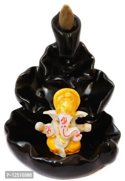 Kunti Craft Ganesha Idol Statue Showpiece for Home D?cor | Ganesha for Car Dashboard | Ganesh Ji Murti for Car  Home-thumb2