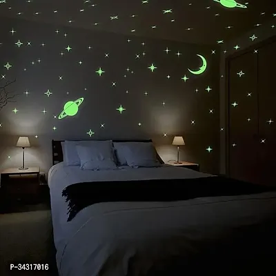 Galaxy of Stars Radium Stickers for Bedroom-thumb0