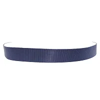 Elegant Blue Nylon Solid Belts For Men-thumb3