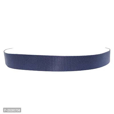 Elegant Blue Nylon Solid Belts For Men-thumb4